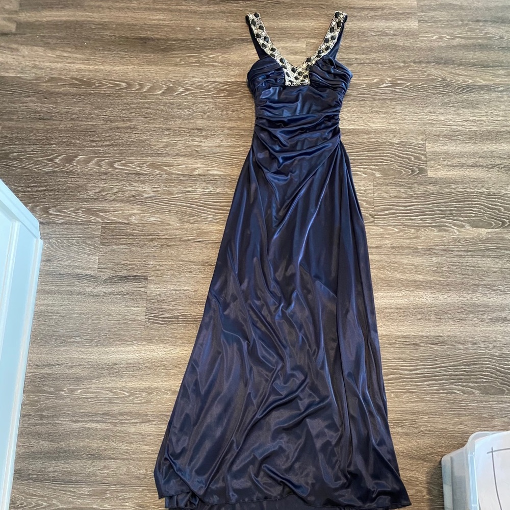 Charlotte Russe Evening Gown Navy